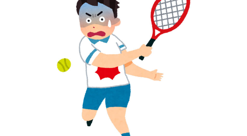 テニス肘による肘の痛み
