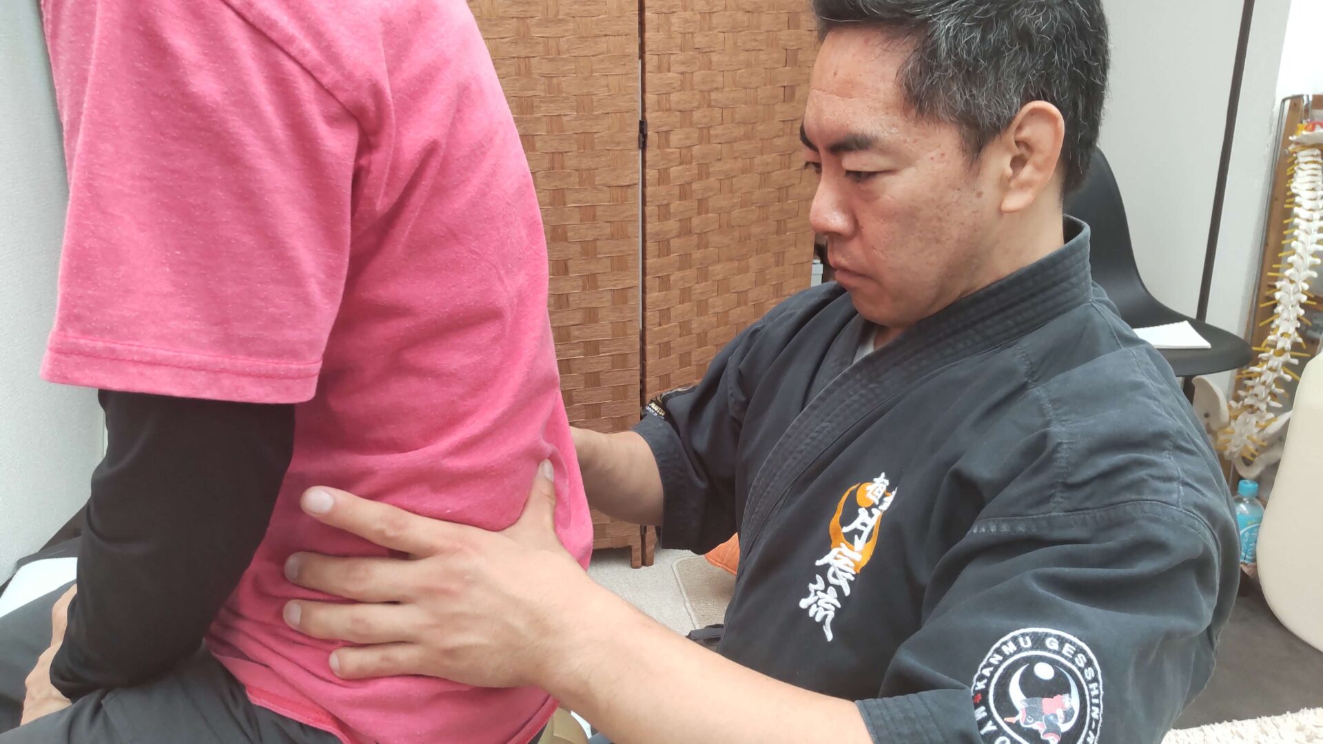 千葉県流山市の腰痛の患者様の整体治療