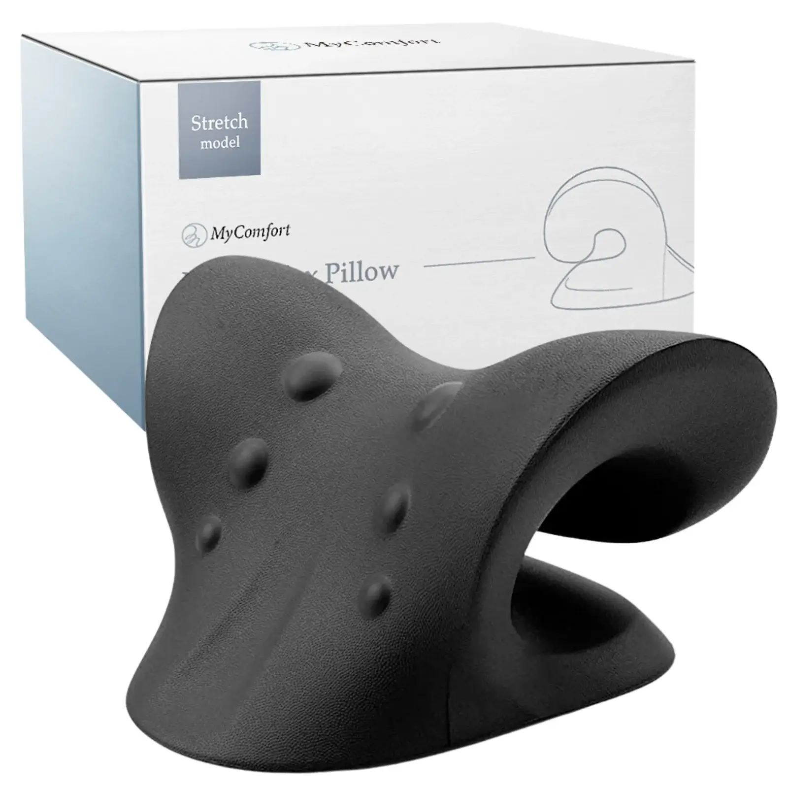 背中のコリをほぐすネックピロー